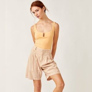 Free People Intimately Orange Bodysuit